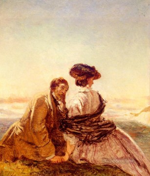 ウィリアム・パウエル・フリス Painting - 恋人たち ヴィクトリア朝の社交界 ウィリアム・パウエル・フリス